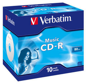 CD-R Verbatim Pro Audio 80 минут, 10 шт. Wawa