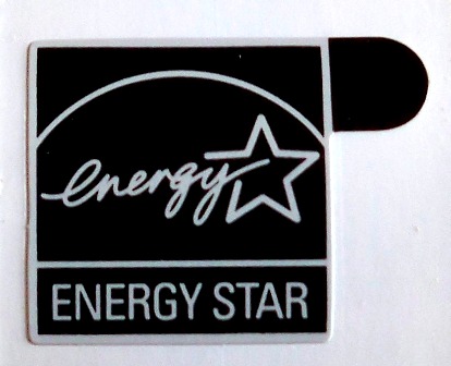 Оригинальная черная наклейка ENERGY STAR (88)