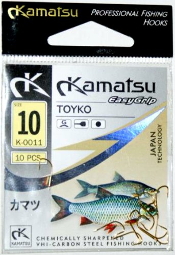 Крючок KAMATSU TOYKO №. 10 Золота 10 шт.