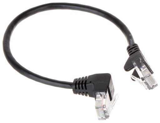 Патчкорд RJ45/0.25-PK/B черный кат.5e 0,25м ABCV