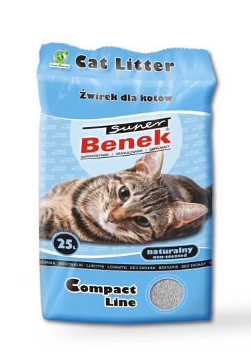 Наполнитель для кошачьего туалета Super Benek Compact 25л Синий