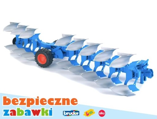 BRUDER 02250 Lemken Vari-Titan оборотный плуг