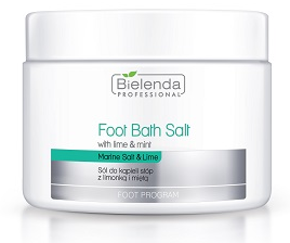 [slay] Bielenda FOOT SALT SALT LIME мята для ног