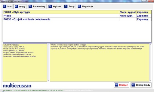 Адаптеры ELM 327 + FIAT ALFA LANCIA MultiECUscan