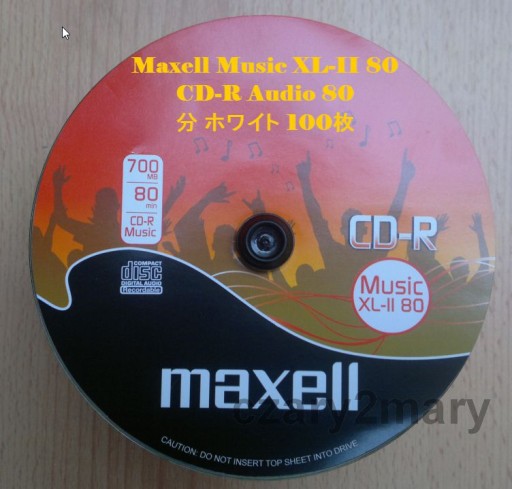 Maxell Music XL-II 80 CD-R Audio 10шт. Конверт для компакт-дисков