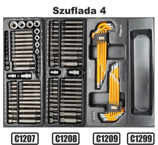 SZAFKA NARZĘDZIOWA WÓZEK CORONA C1271 253 El PROFI