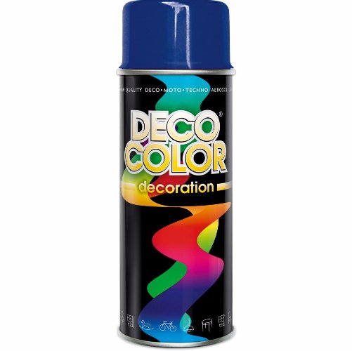 СПРЕЙ-КРАСКА DECO COLOR 400мл темно-синий