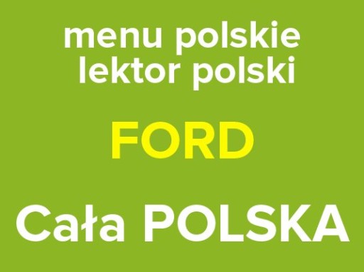 ПОЛЬСКОЕ МЕНЮ НАВИГАЦИЯ FORD SYNC 3 F150 C-Max Mondeo Edge Explorer Карта США