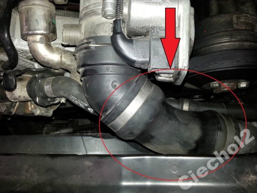 КАБЕЛЬ ШЛАНГА К КЛАПАНУ EGR BMW 5 E60 E61 530d