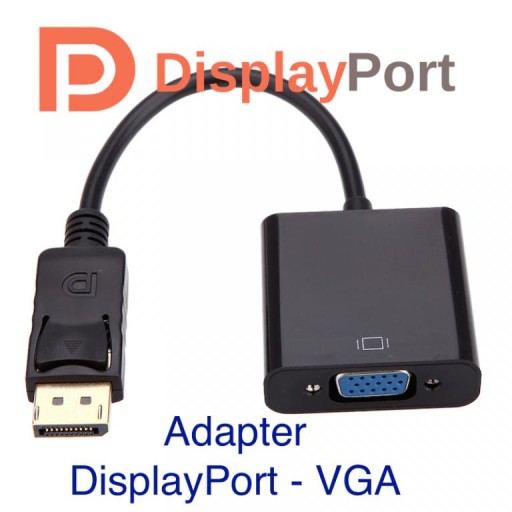 Адаптер DisplayPort-VGA DSUB Full HD 1080p