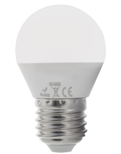 ŻARÓWKA SMD CRI80 LED 7W E27 BIAŁA NEUTRALNA KULKA