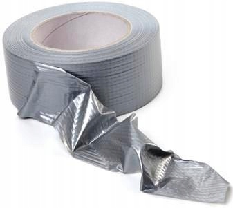 48mm/25y TAŚMA NAPRAWCZA SZARA ZBROJONA KLEJĄCA DUCT TAPE uniwersalna