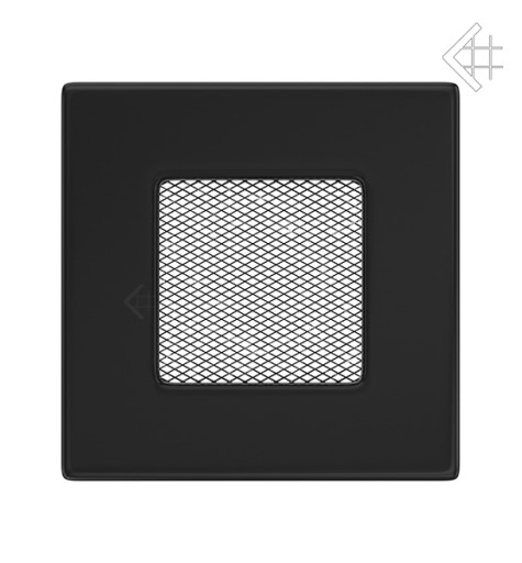 KRATKA KOMINKOWA WENTYLACYJNA 11x11 CZARNA kominka metalowa siatką kieszeń