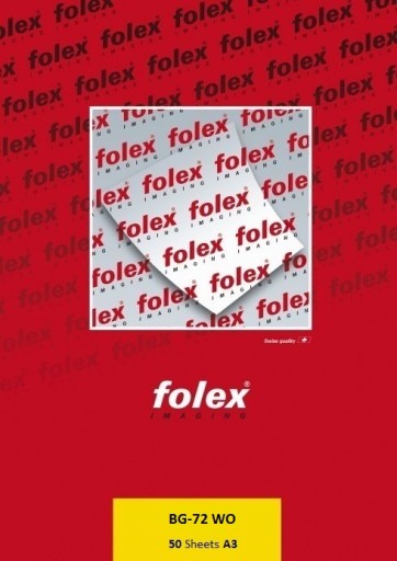 Folia biała Folex BG-72 WO laser kolor - 10A3