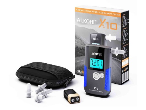 Алкотестер Alkohit X10 для водителей Персональные мундштуки
