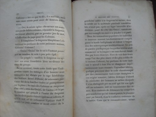 RIENZI 1836 LE DERNIER DES TRIBUN OSTATNI Z TRYBUN