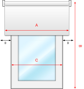 WALL SHUTTER 140/180 Потолочная шторка