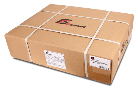 Getfort 19'' шкаф 4U стоечный 600х450мм, подвесной, черный