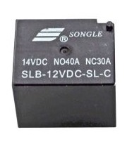 Реле 12В 40А 30А SONGLE SLB-12VDC-SLC (1425)