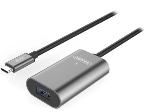 УДЛИНИТЕЛЬ УСИЛИТЕЛЬ СИГНАЛА 5 М USB ТИП C ТИП A