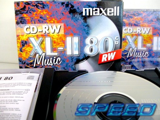 Аудиодиски Maxell CD-RW XL II 80 для МУЗЫКИ 1 шт.