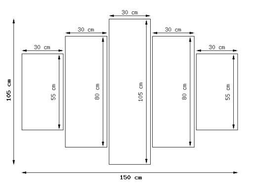 Обои для рабочего стола Балерина 150x105 Танцующие Фиолетовый Триптих