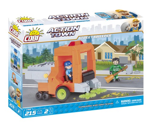 Klocki City Cobi Action Town Zamiatarka 215szt.
