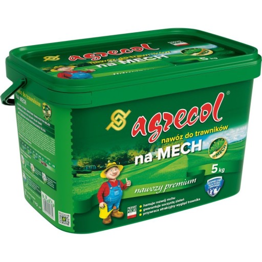 Nawóz Do Trawy Zwalczający Mech 5kg Agrecol