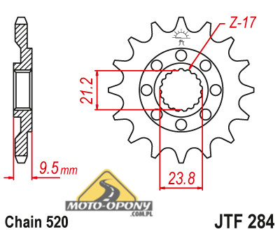 Комплект привода Honda CR 250 96-02 Супер цепь