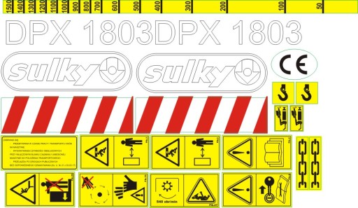 НАКЛЕЙКИ SULKY DPX Prima 1004 1504 1155 603 1803