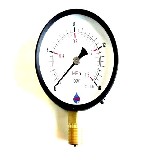 Манометр 16 бар, 100 мм, сторона M20 - 037