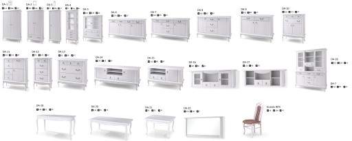 ДИАНА Bench system DA-20 Стол для ГОСТИНОЙ ГЛАМУР