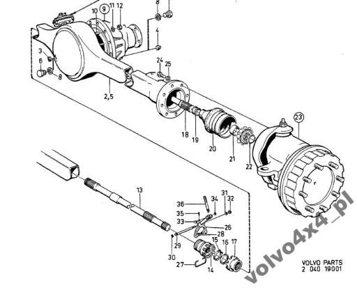 Manszeta 1563012 лапландец MOSTY VOLVO TGB 11 C303