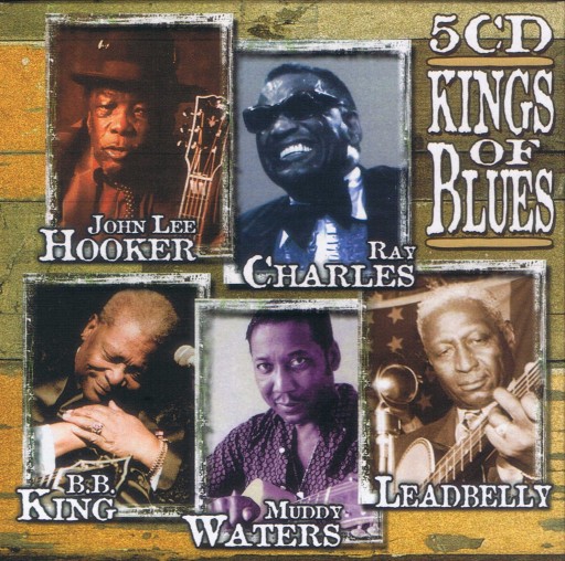 Kings Of Blues 5CD Leadbelly Hooker Уотерс Чарльз