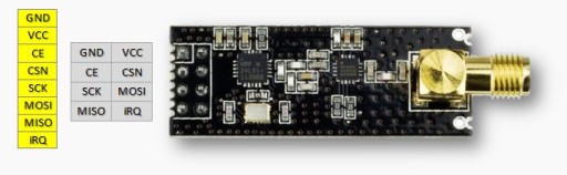 nRF24l01+PA+LNA 2,4 ГГц ARDUINO антенна nRF24L01