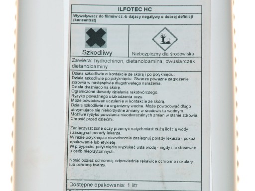 Проявитель пленки Ilford Ilfotec HC 1л для черно-белых пленок