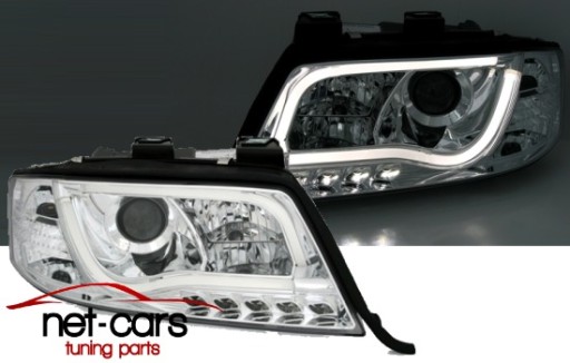 LAMPY REFLEKTORY AUDI A6 C5 01- TUBE LIGHTS NEON C