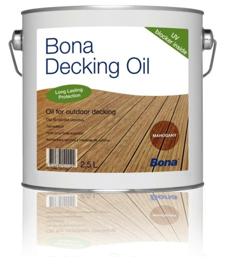 BONA DECKING OIL - 2,5 Л - ЦВЕТ ТИК - SULEJÓWEK