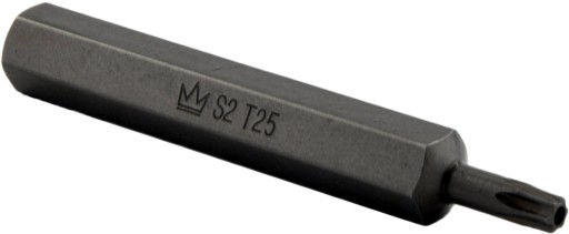 БИТА TORX T25 x 75 мм S2 с ОТВЕРСТИЕМ