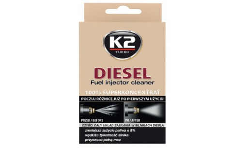 K2 DIESEL ДЛЯ ОЧИСТКИ ДИЗЕЛЬНЫХ ИНЖЕКТОРОВ 50мл
