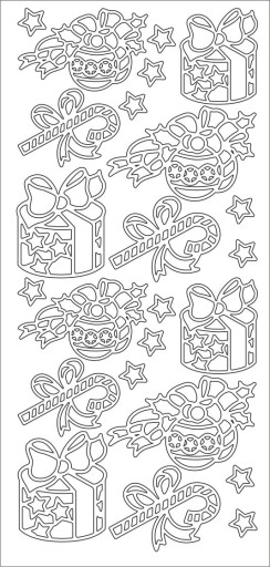 НАКЛЕЙКИ РОЖДЕСТВЕНСКИЕ НАКЛЕЙКИ № JO-151