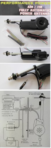 ЭЛЕКТРИЧЕСКАЯ АНТЕННА -AUTM.-MERCEDES- W 124 -200/300