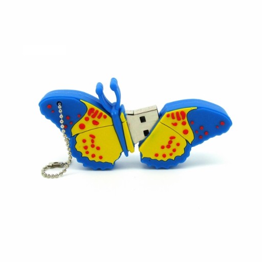 PENDRIVE USB 16 GB MOTYL MOTYLEK NIEBIESKI OWAD