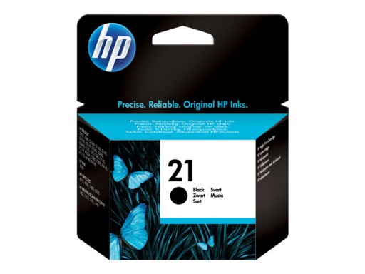 HP Ink 21, черный, оригинальный C9351AE