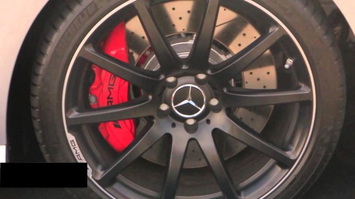 Наклейка на передний суппорт Mercedes W217 W222 AMG