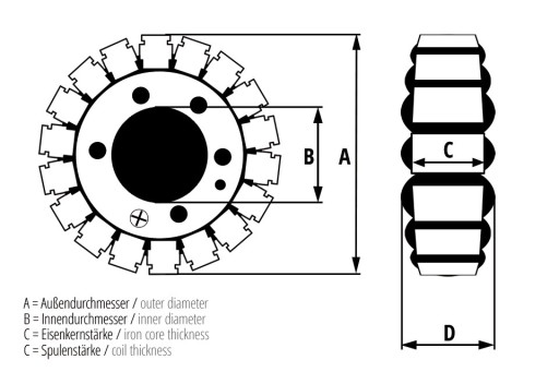 MARKOWY STATOR KTM SXF XCF 250 / 350 2011-14