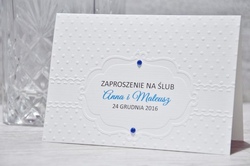 ZAPROSZENIA ŚLUBNE TŁOCZONE ZAPROSZENIA NA ŚLUB **