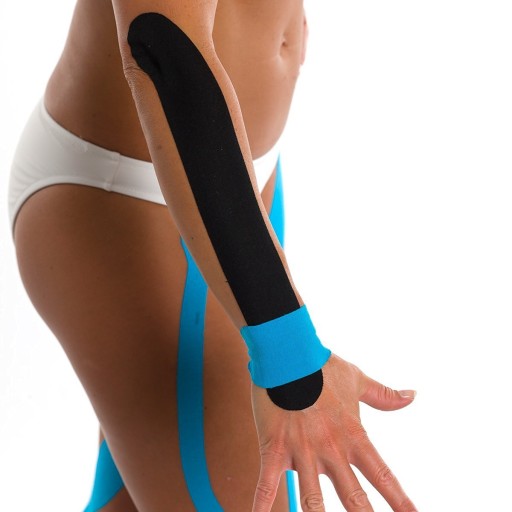 Японский кинезиотейп K-ACTIVE Plasping Original 5м РОЗОВЫЙ