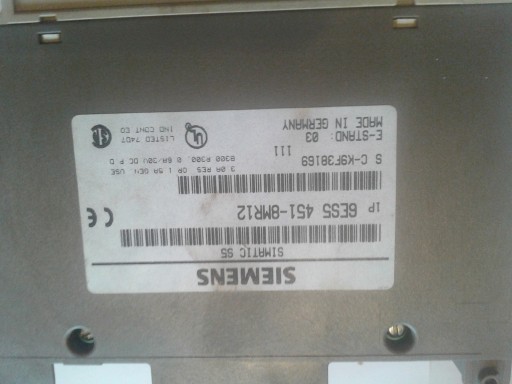 SIEMENS SIMATIC S5 6ES5 451-8MR12 FV