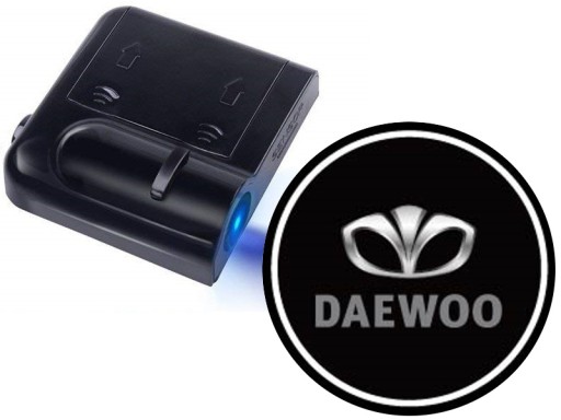 СВЕТОДИОДНЫЕ ПРИВЕТСТВЕННЫЕ СВЕТЫ ЛОГОТИП DAEWOO WIRELESS 3D